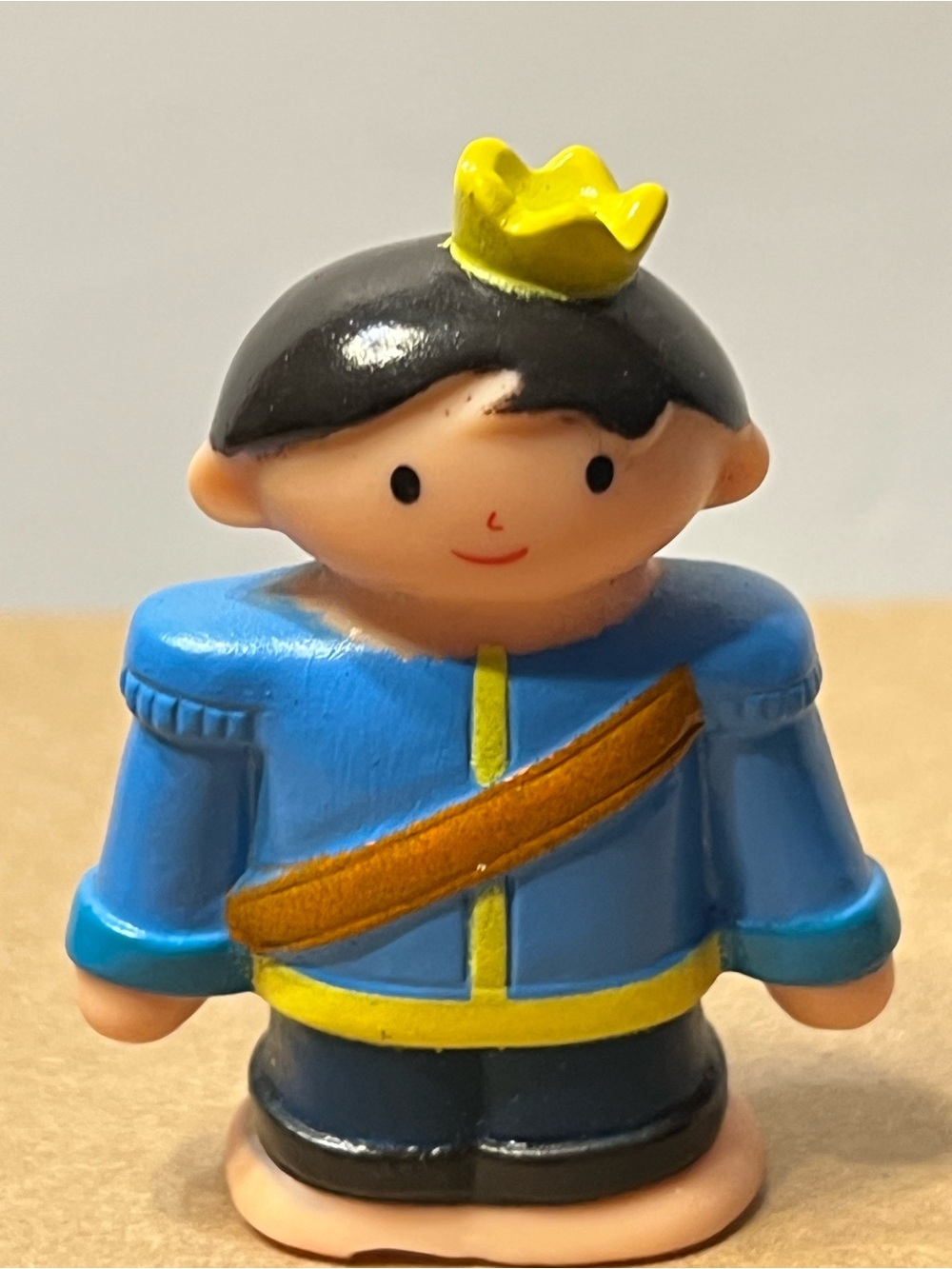 Vintage Ginsey Rubber Prince Finger Puppet